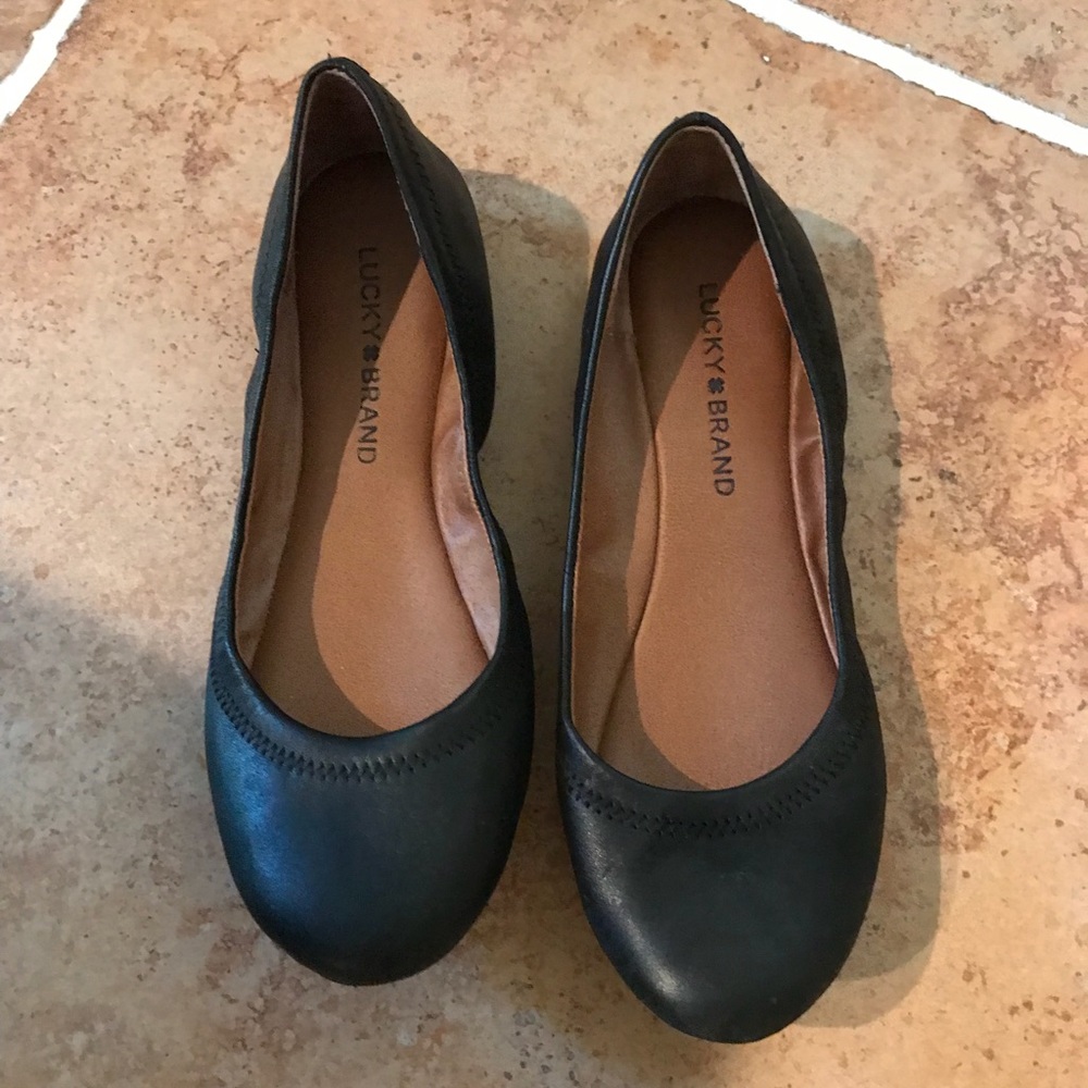 Lucky Brand black ballet shoes